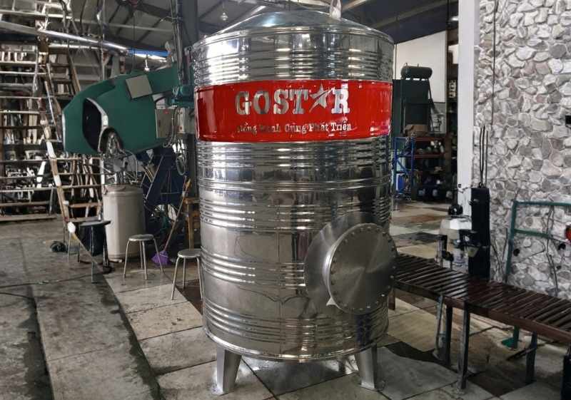 bồn bảo ôn chịu áp đứng