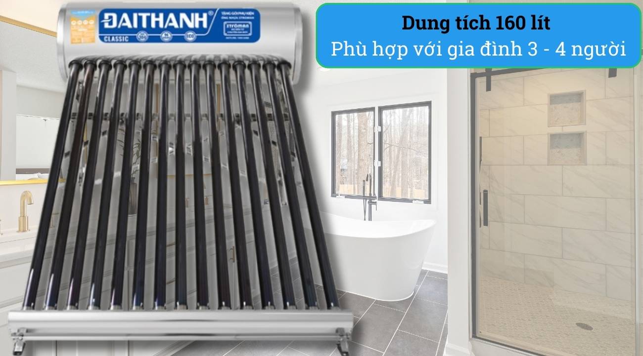 Chọn máy nước nóng năng lượng mặt trời