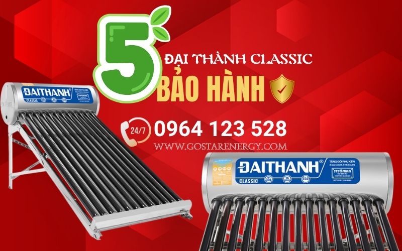 Máy nước nóng năng lượng mặt trời đại thành classic