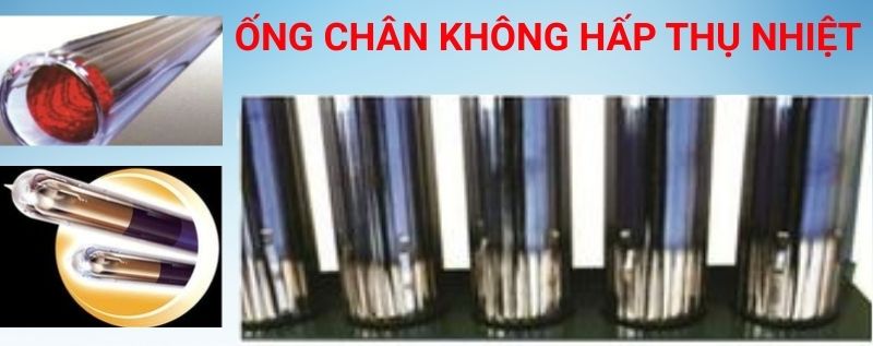 Ống chân không thu nhiệt máy nước nóng năng lượng mặt trời